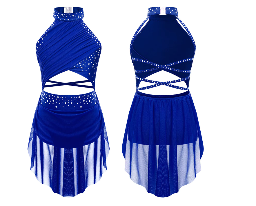Iefiel Sleeveless Modern Lyrical Dress