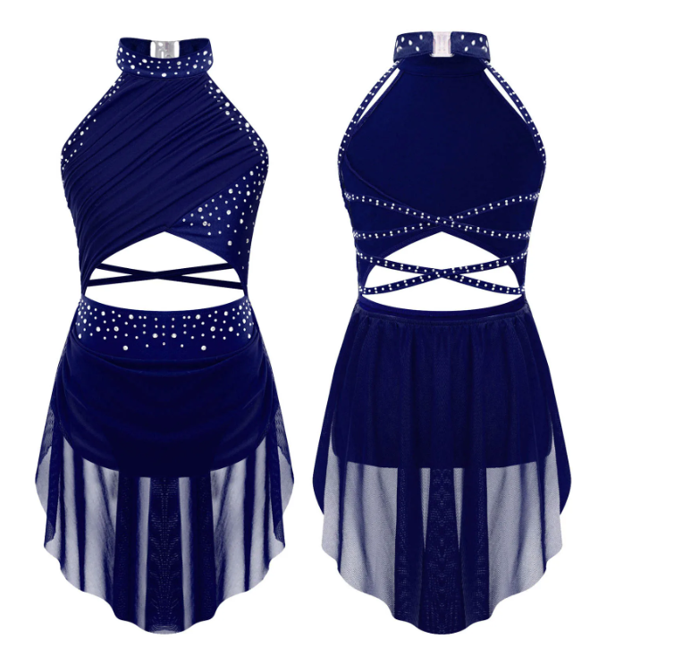Iefiel Sleeveless Modern Lyrical Dress