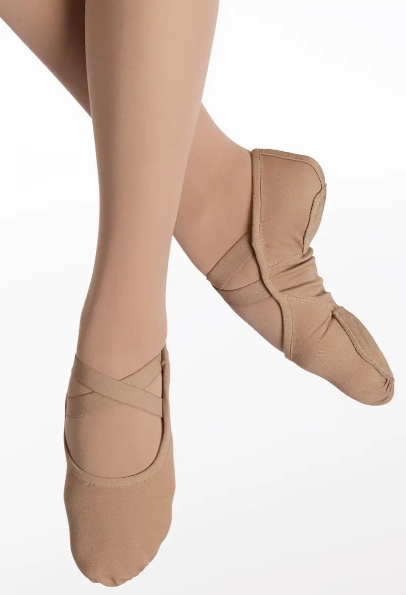 Weissman 4-Way Stretch Split Sole Ballet Shoe