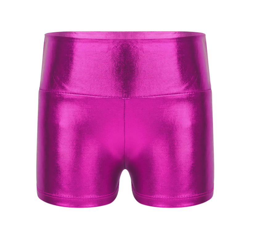 Iefiel Metallic Hot Shorts