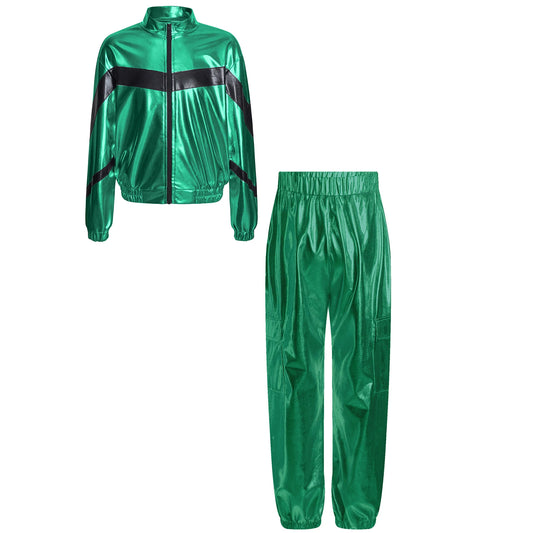 Iefiel Metallic Tracksuit