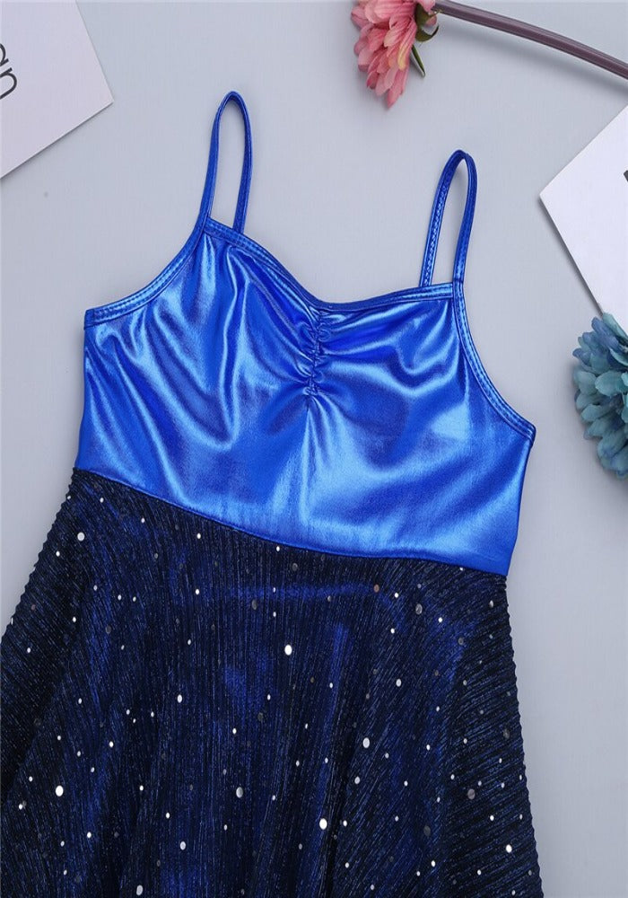 Iefiel Glossy Sparkle Dress – LTADancewearNZ