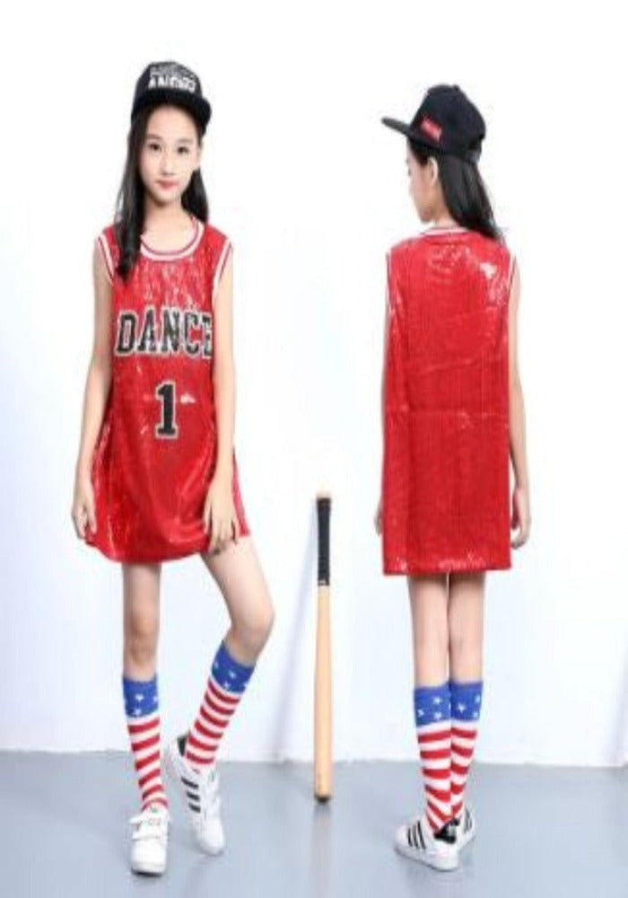 Basketball Style Sequined Vest