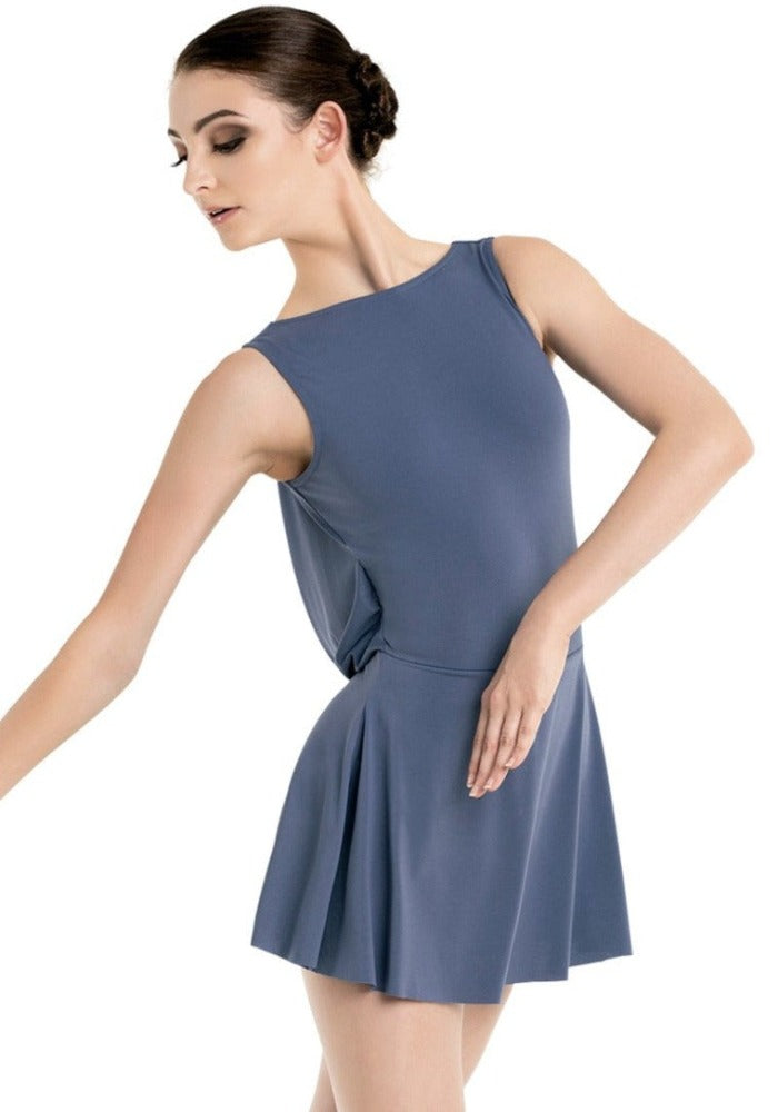 Balera Matte Jersey Dress With Drape